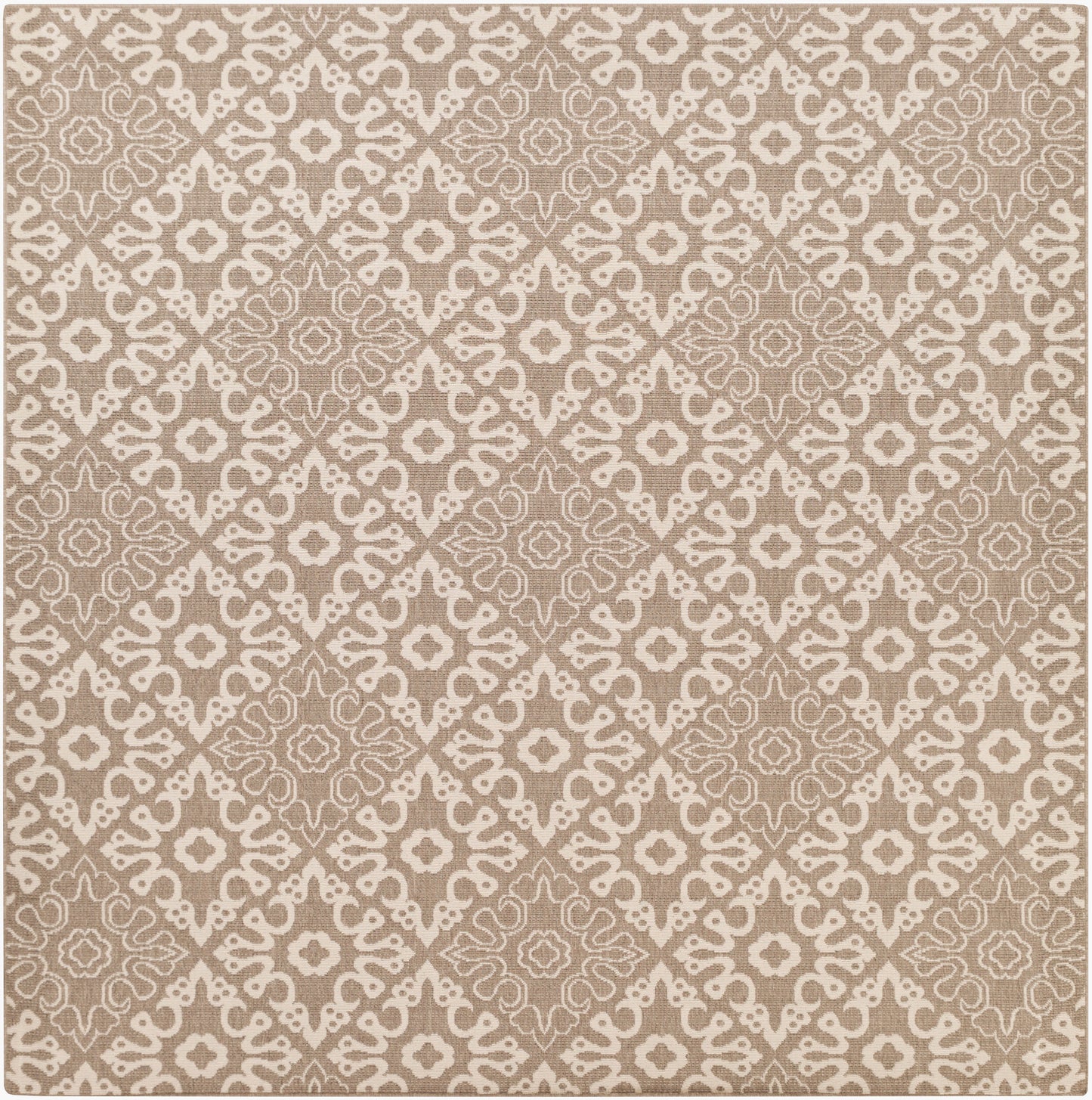 Alfresco ALF-9635 9ft Square Machine Woven Indoor/Outdoor Area Rug