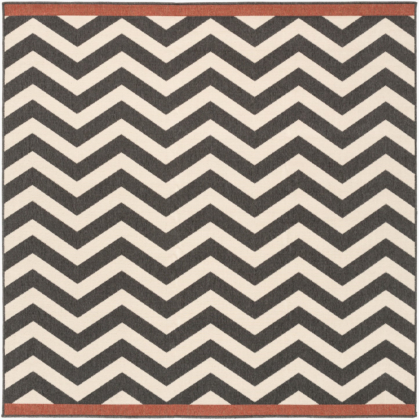 Alfresco ALF-9646 7ft Square Machine Woven Indoor/Outdoor Area Rug