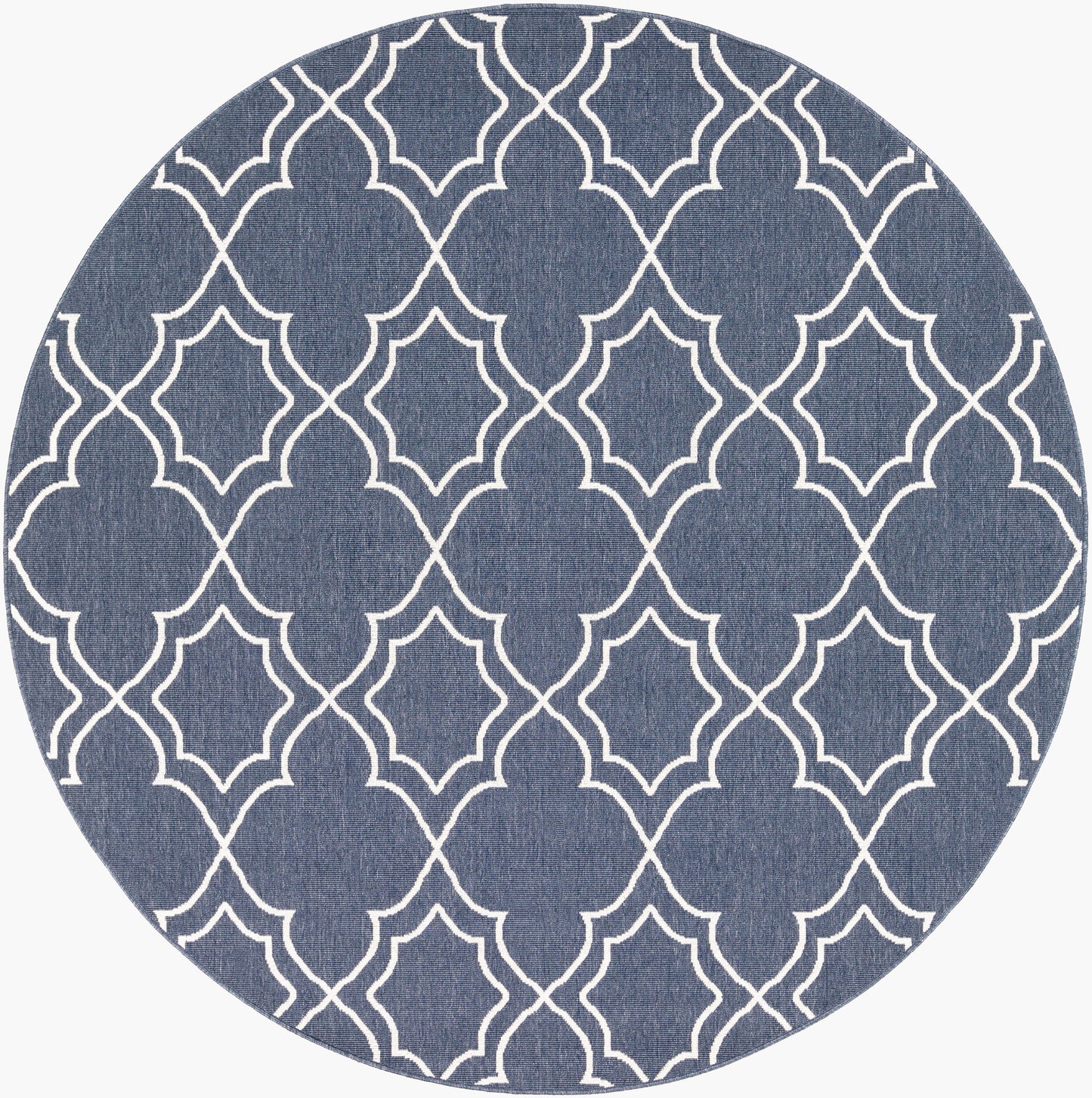 Alfresco ALF-9650 9ft Round Machine Woven Indoor/Outdoor Area Rug