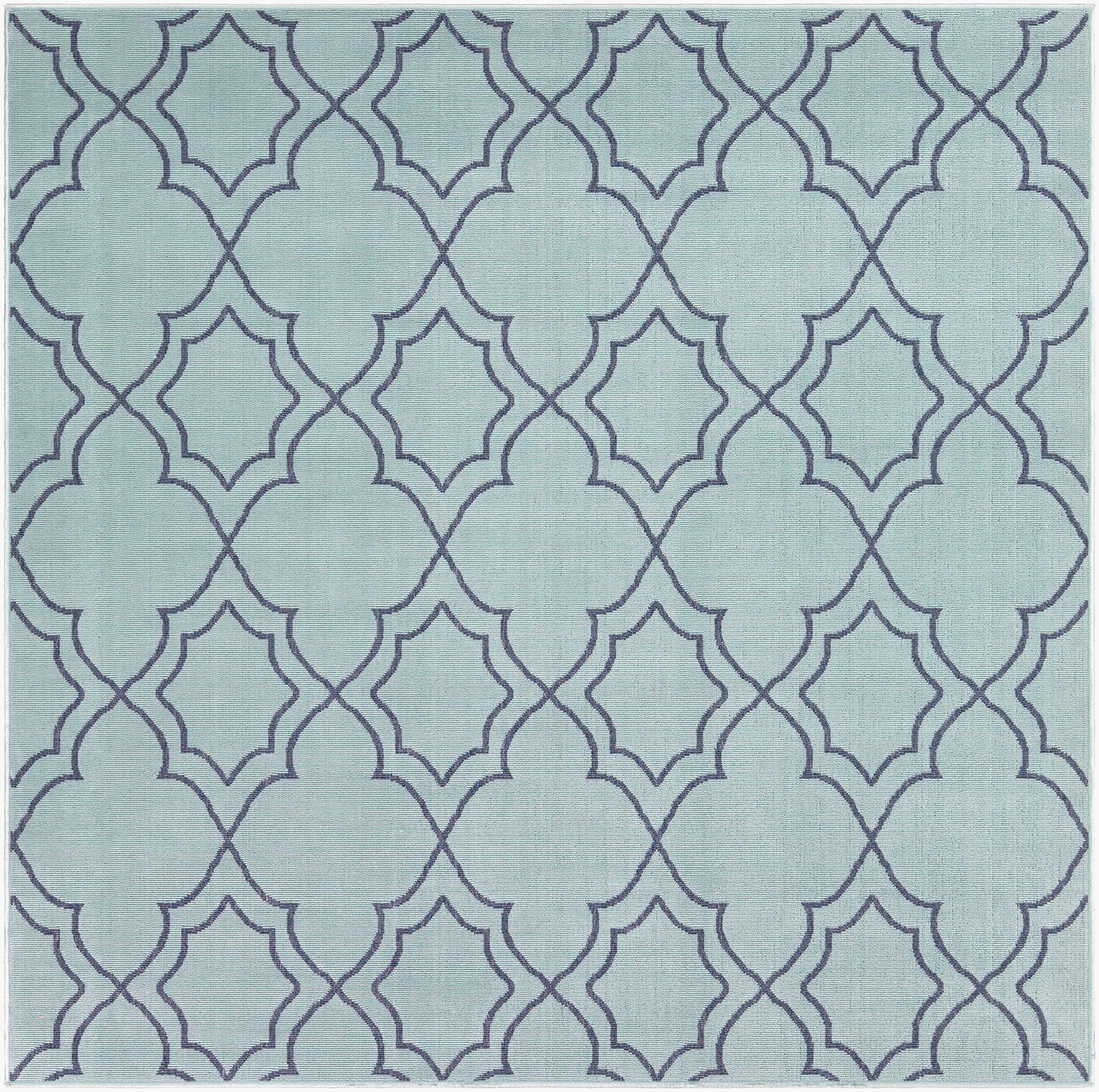 Alfresco ALF-9652 7ft Square Machine Woven Indoor/Outdoor Area Rug