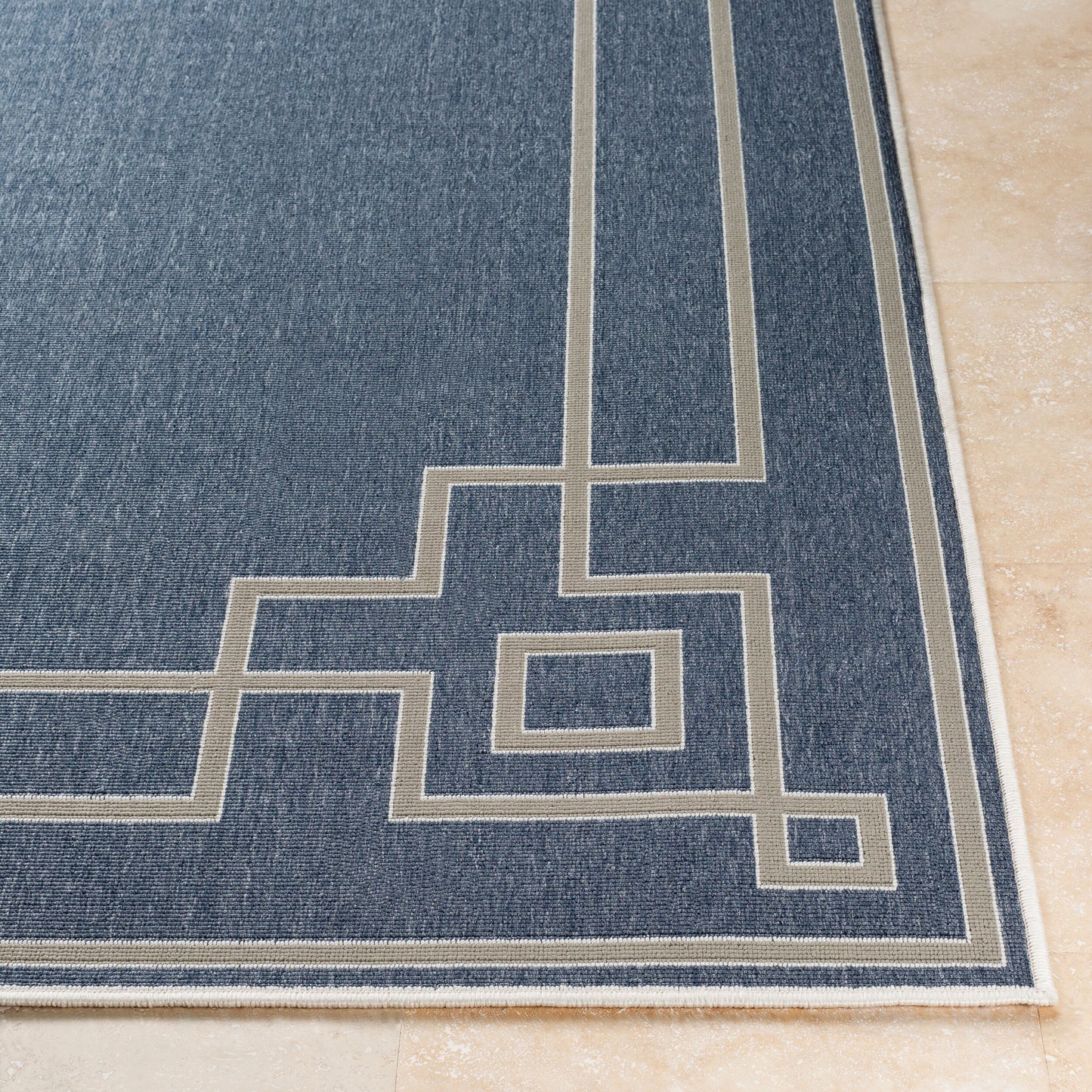 Alfresco ALF-9654 12ft Runner Machine Woven Indoor/Outdoor Runner Rug