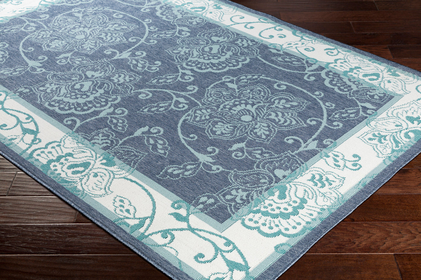 Alfresco ALF-9660 5' x 7' Machine Woven Indoor/Outdoor Area Rug