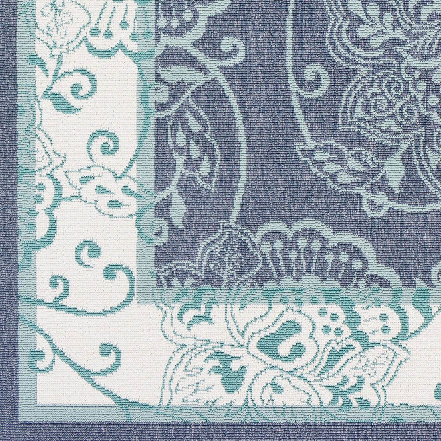 Alfresco ALF-9660 5' x 7' Machine Woven Indoor/Outdoor Area Rug