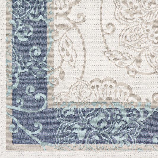 Alfombra tejida a máquina para interior y exterior Alfresco ALF-9661 de 7' x 10'