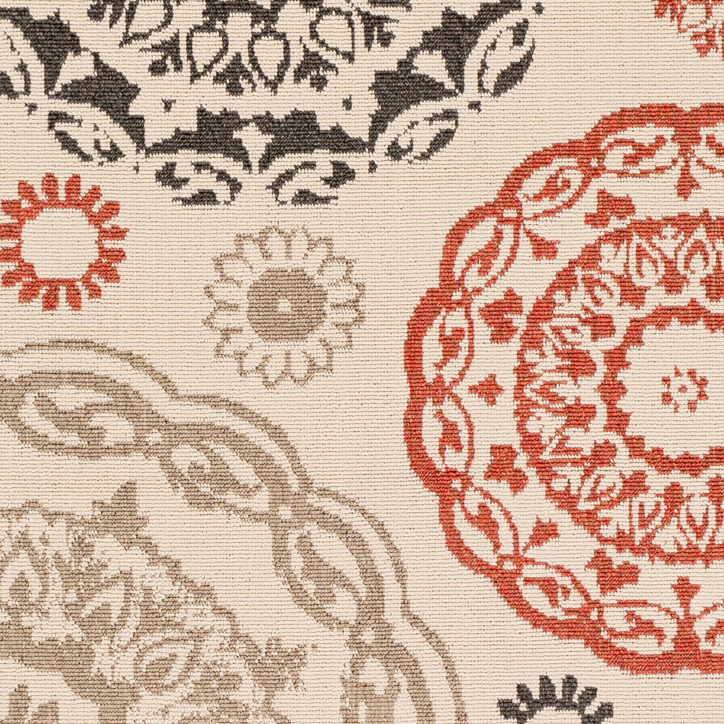 Alfombra Alfresco ALF-9667 de 2,4 m, tejida a máquina, para interior y exterior