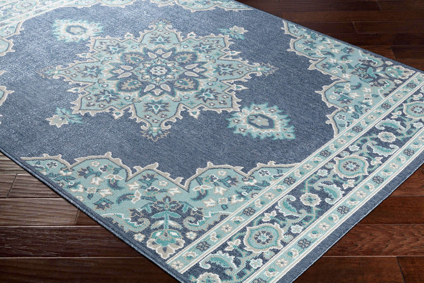 Alfresco ALF-9670 2' x 4' Machine Woven Indoor/Outdoor Accent Rug