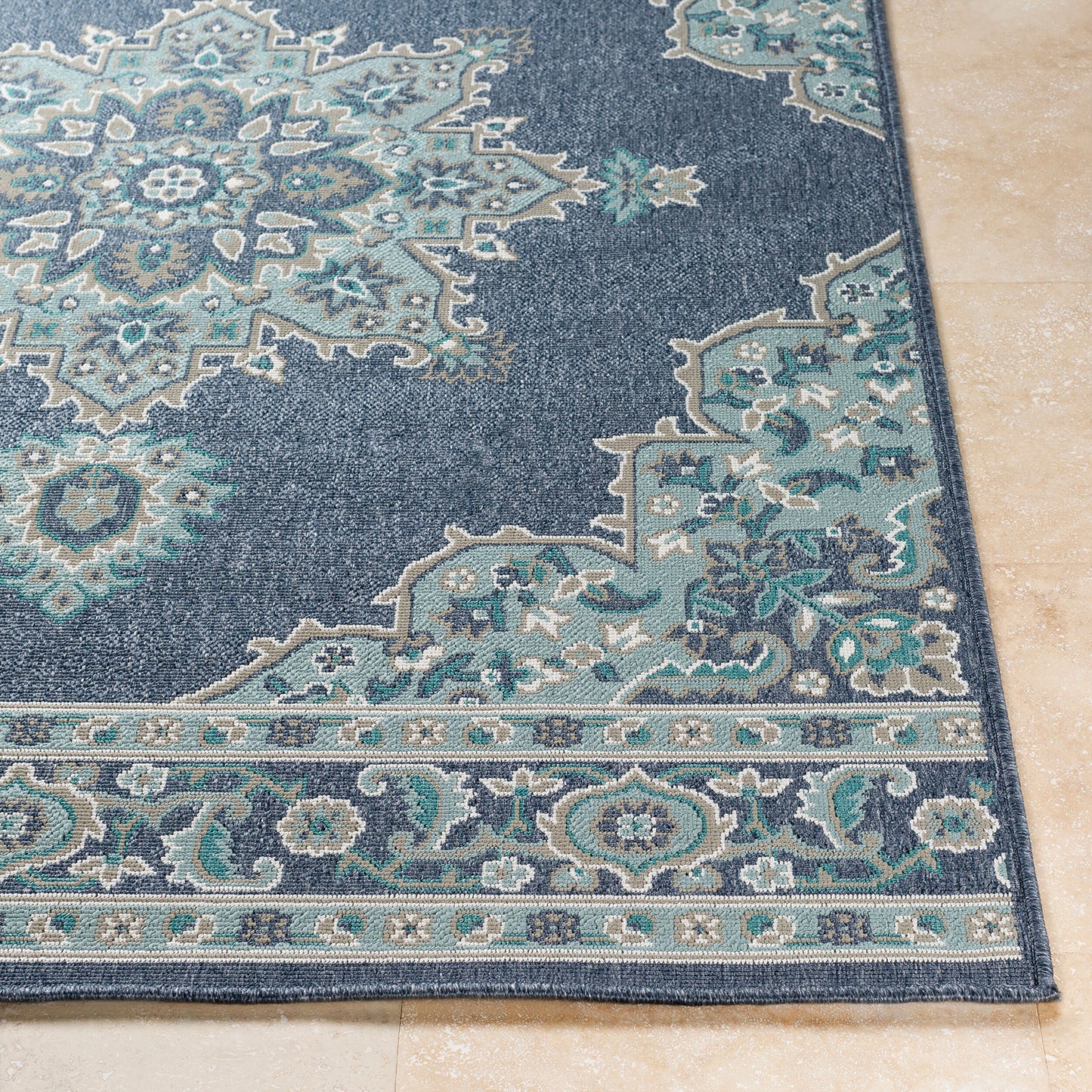 Alfresco ALF-9670 2' x 4' Machine Woven Indoor/Outdoor Accent Rug