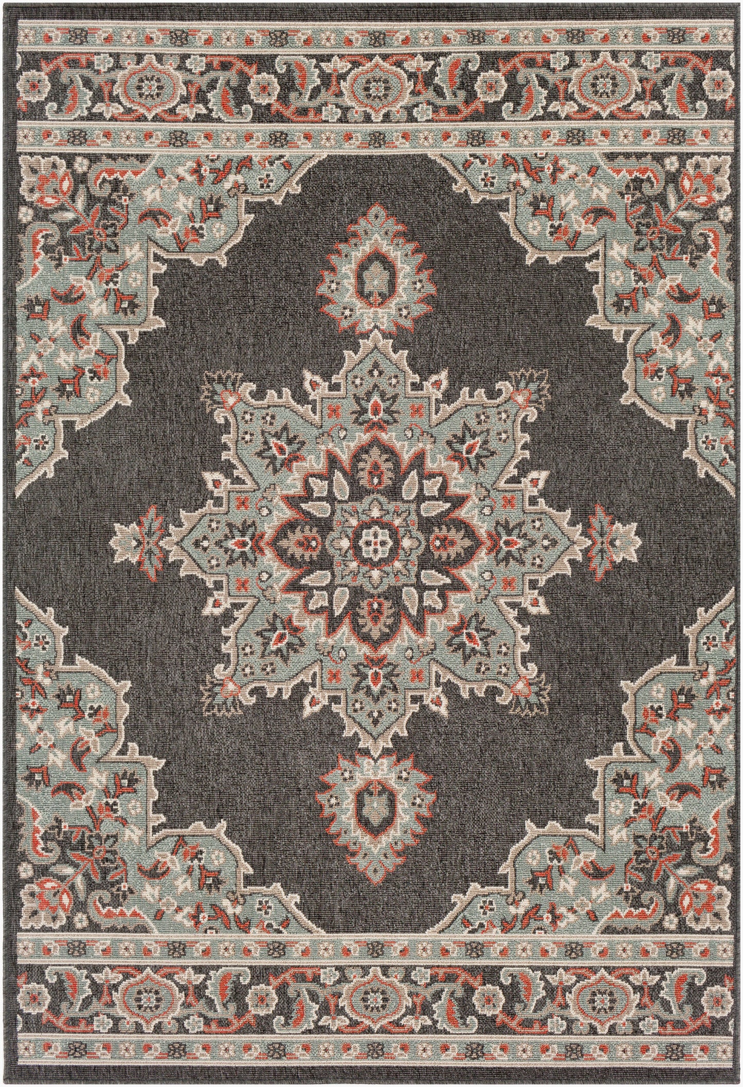 Alfresco ALF-9671 9' x 12' Machine Woven Indoor/Outdoor Area Rug