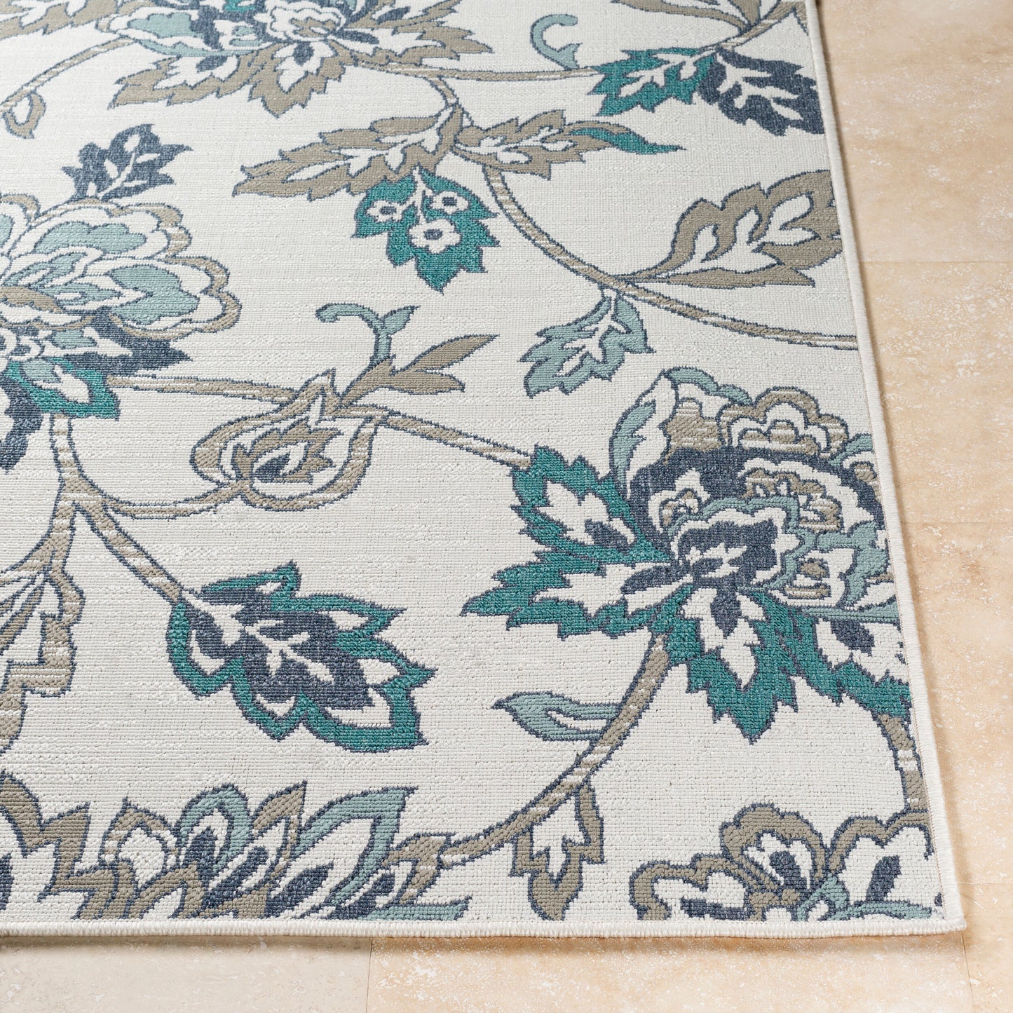 Alfresco ALF-9674 7ft Square Machine Woven Indoor/Outdoor Area Rug