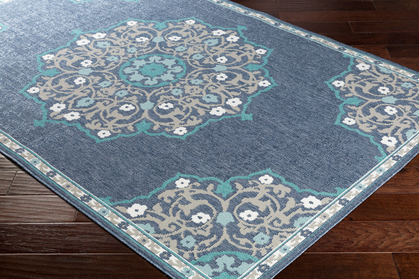 Alfresco ALF-9678 8ft Runner Machine Woven Indoor/Outdoor Runner Rug