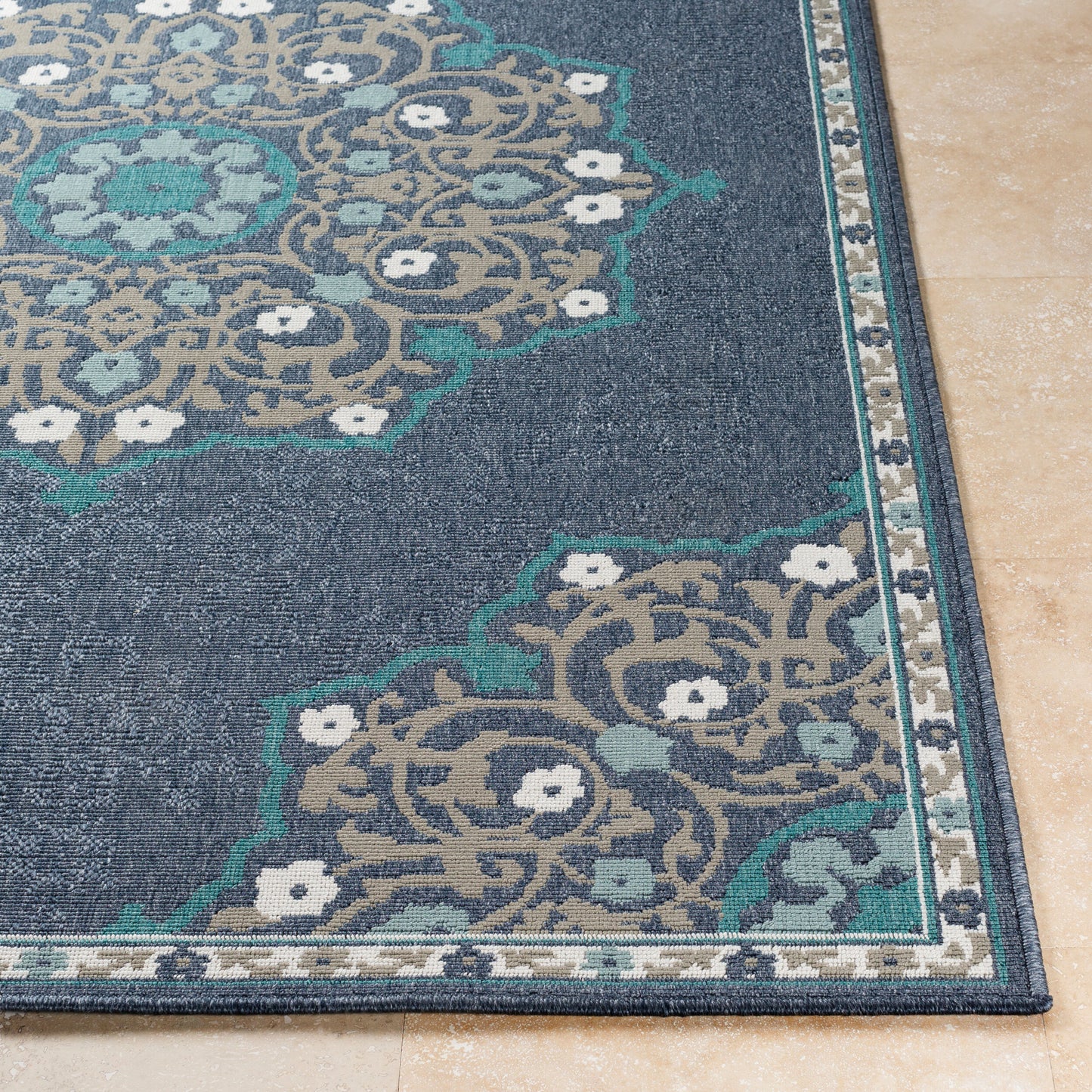 Alfresco ALF-9678 8ft Runner Machine Woven Indoor/Outdoor Runner Rug