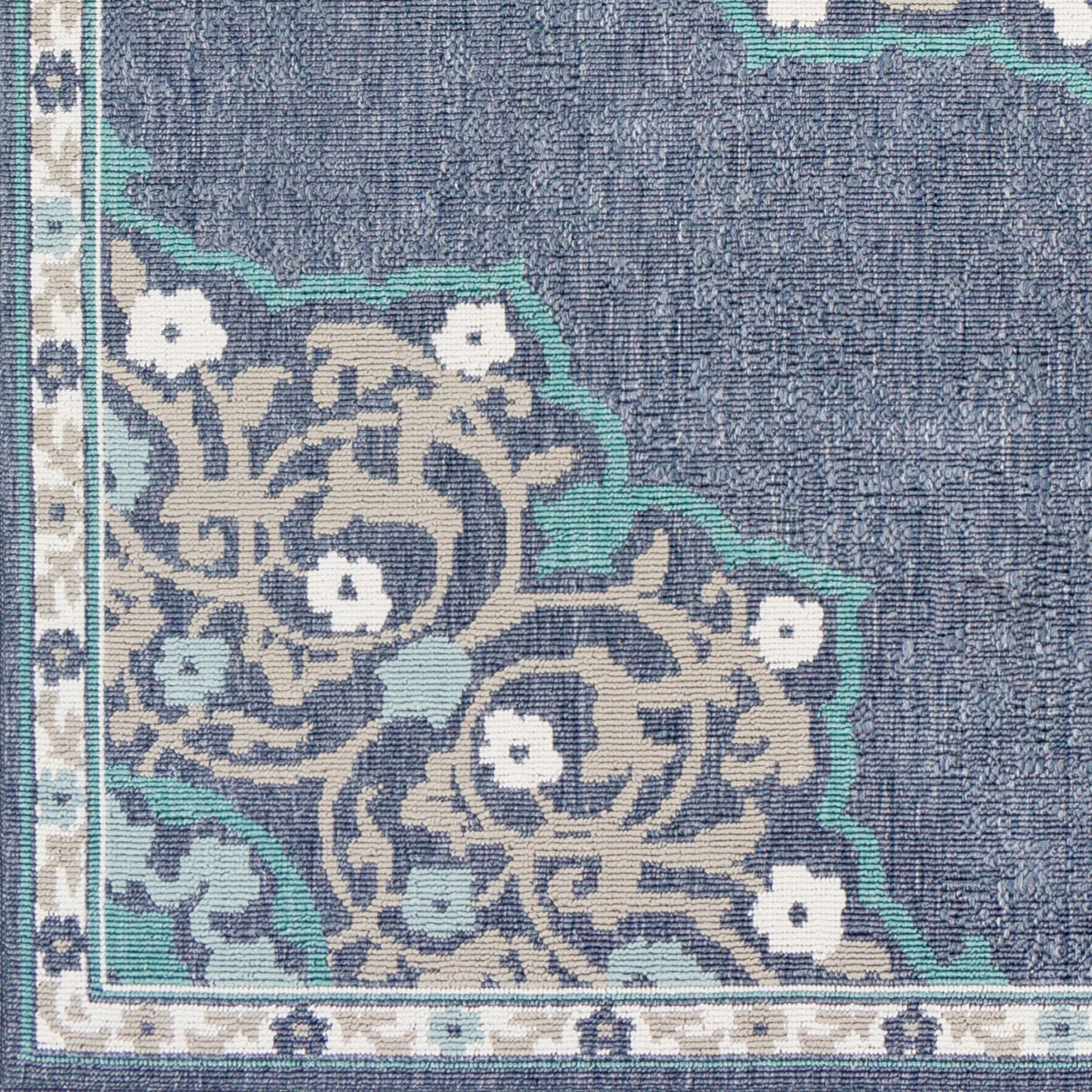 Alfresco ALF-9678 8ft Runner Machine Woven Indoor/Outdoor Runner Rug