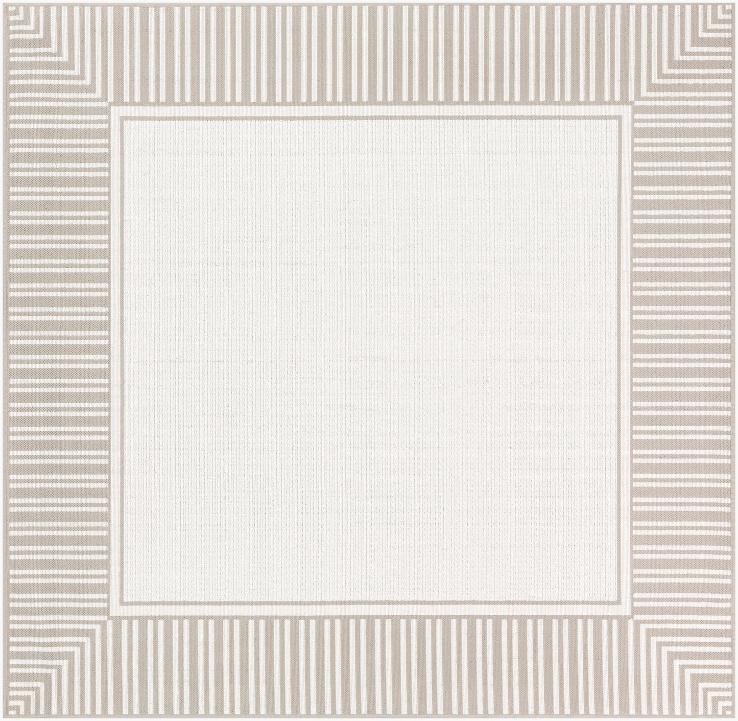 Alfresco ALF-9681 9ft Square Machine Woven Indoor/Outdoor Area Rug
