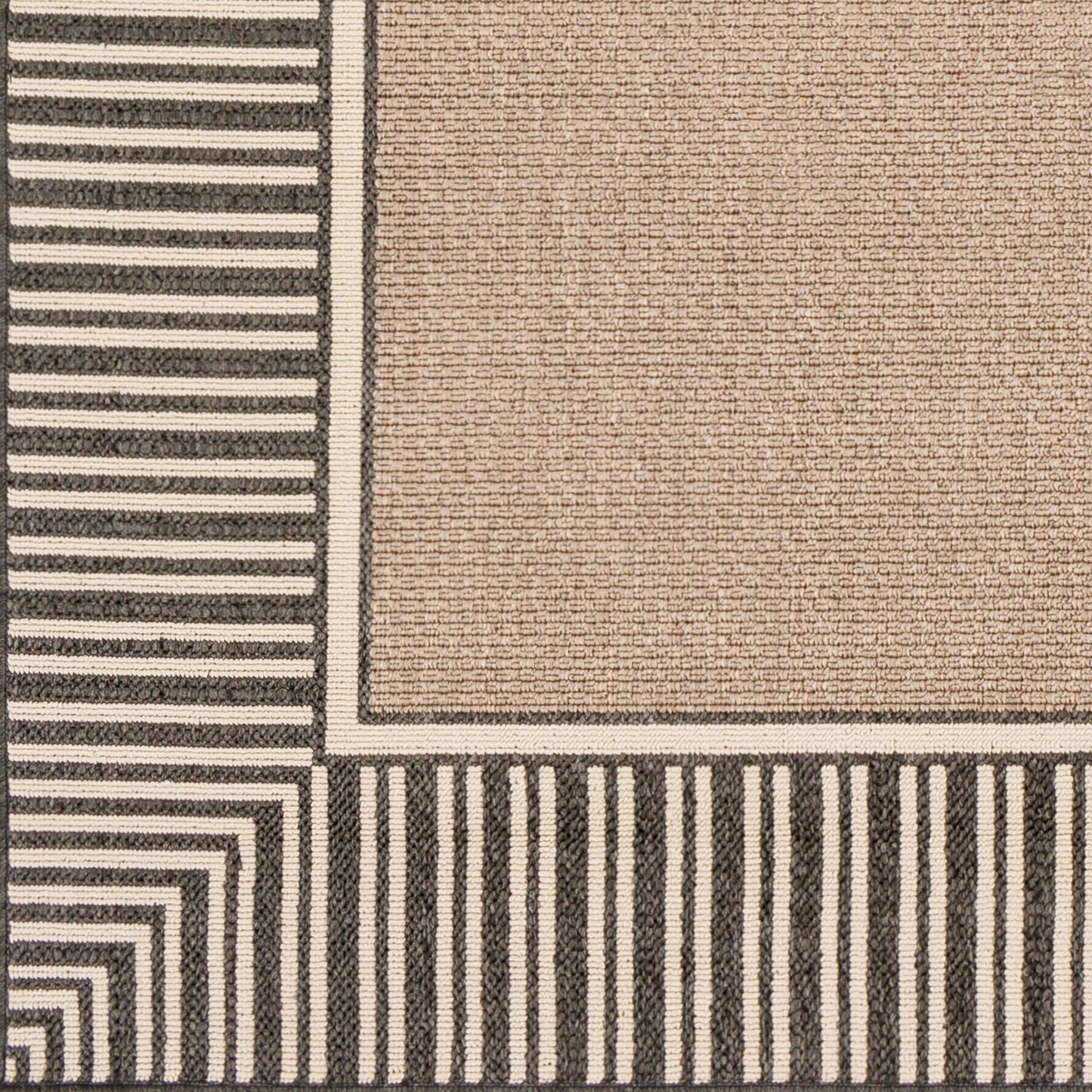 Alfresco ALF-9684 7ft Square Machine Woven Indoor/Outdoor Area Rug