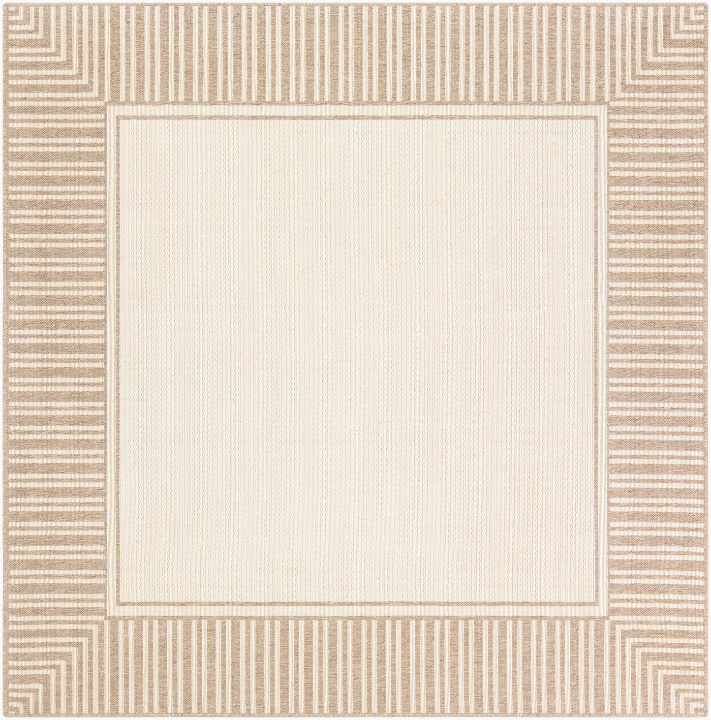 Alfresco ALF-9685 7ft Square Machine Woven Indoor/Outdoor Area Rug