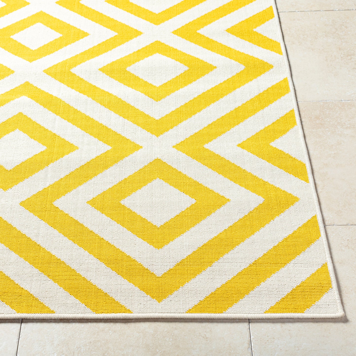 Alfresco ALF-9688 7ft Square Machine Woven Indoor/Outdoor Area Rug