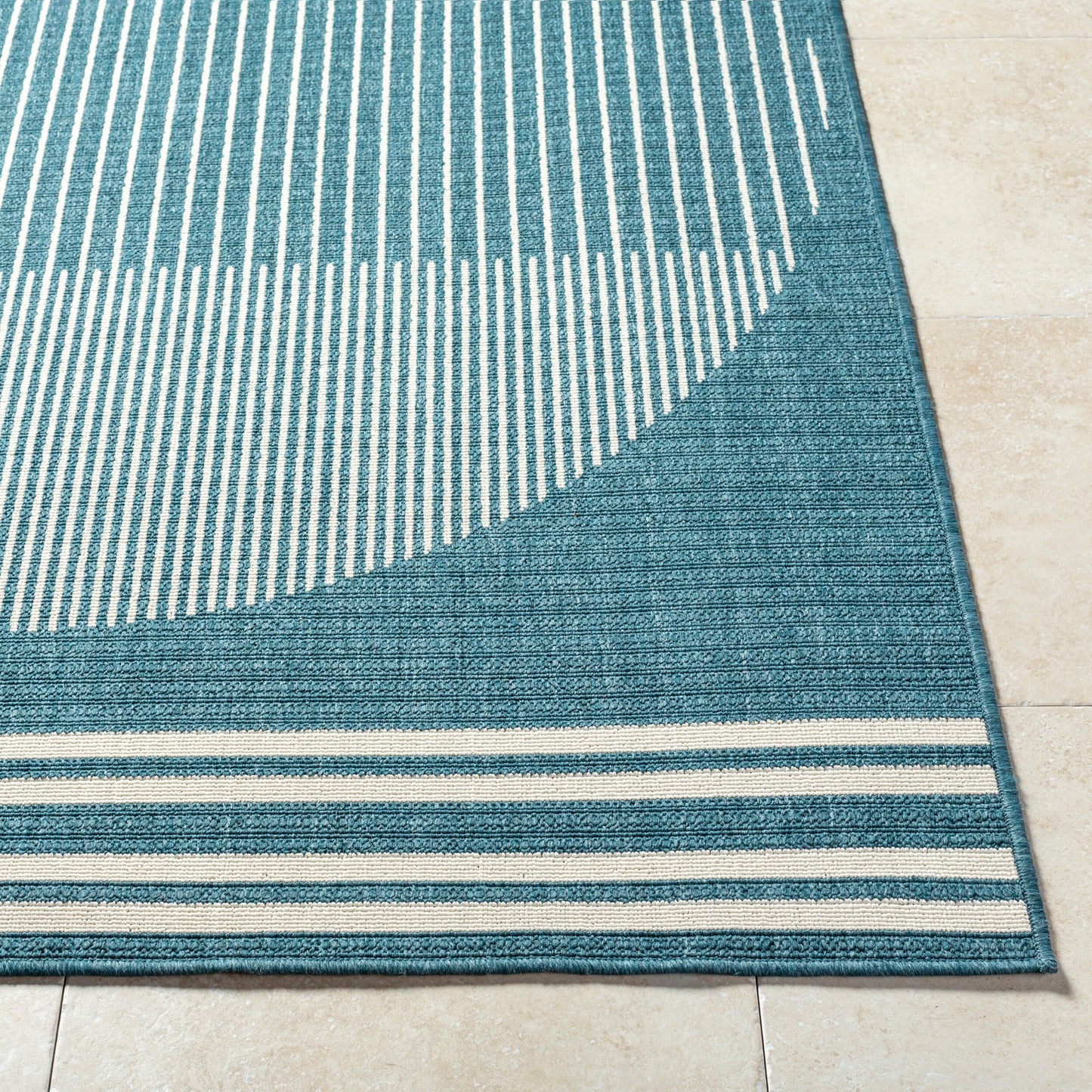 Alfresco ALF-9689 5ft Square Machine Woven Indoor/Outdoor Area Rug