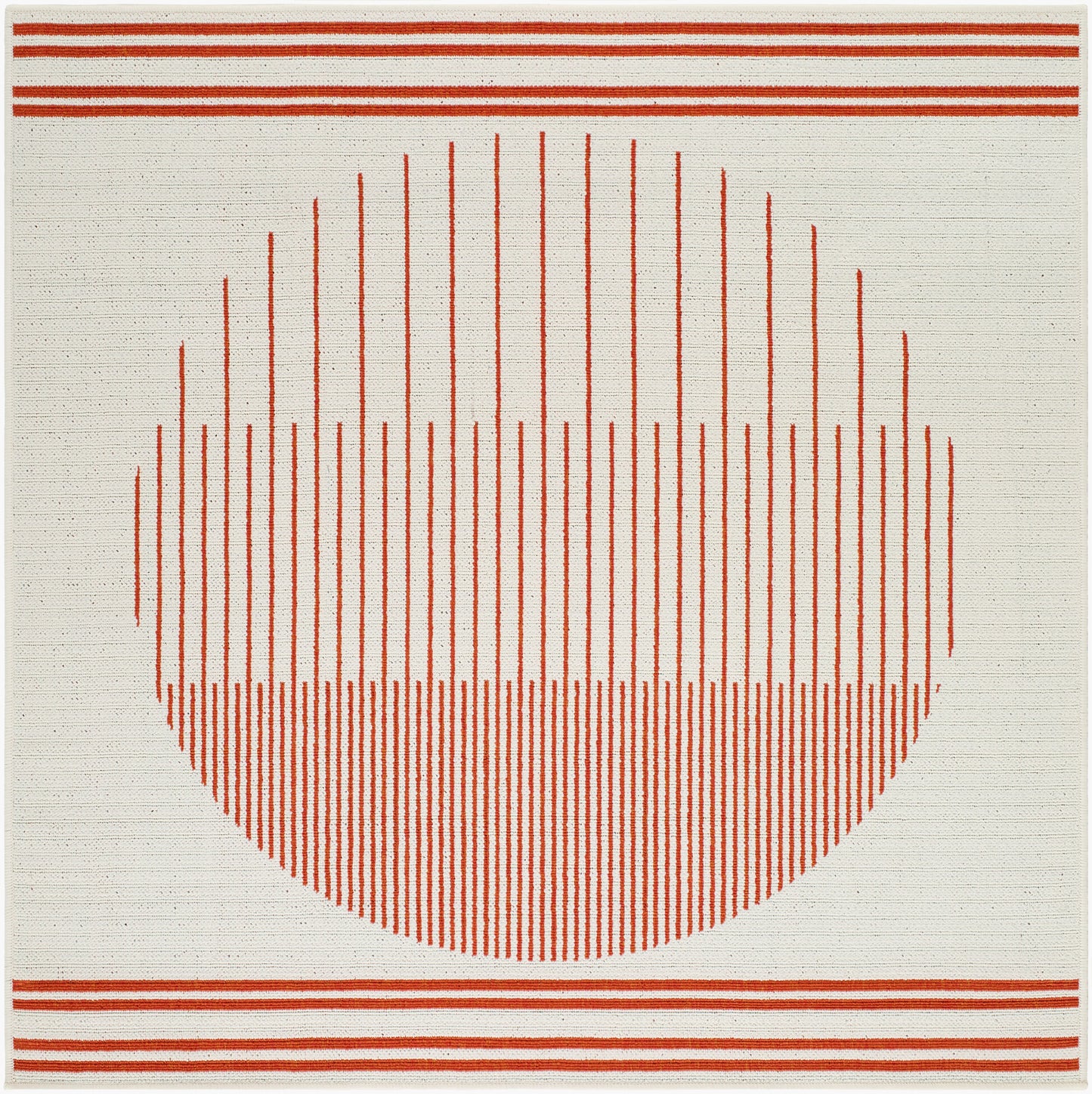 Alfresco ALF-9690 9ft Square Machine Woven Indoor/Outdoor Area Rug
