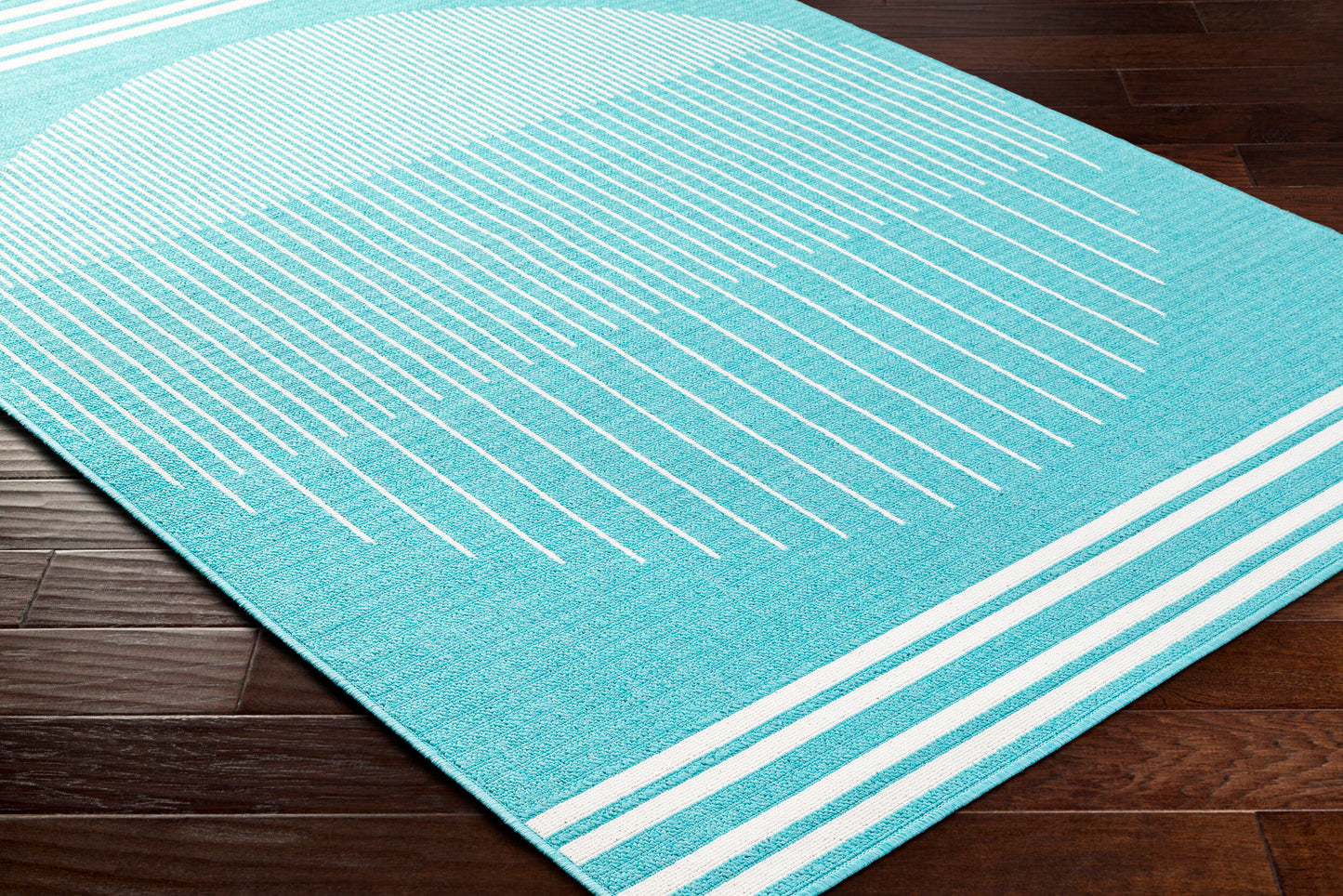 Alfresco ALF-9691 7ft Square Machine Woven Indoor/Outdoor Area Rug