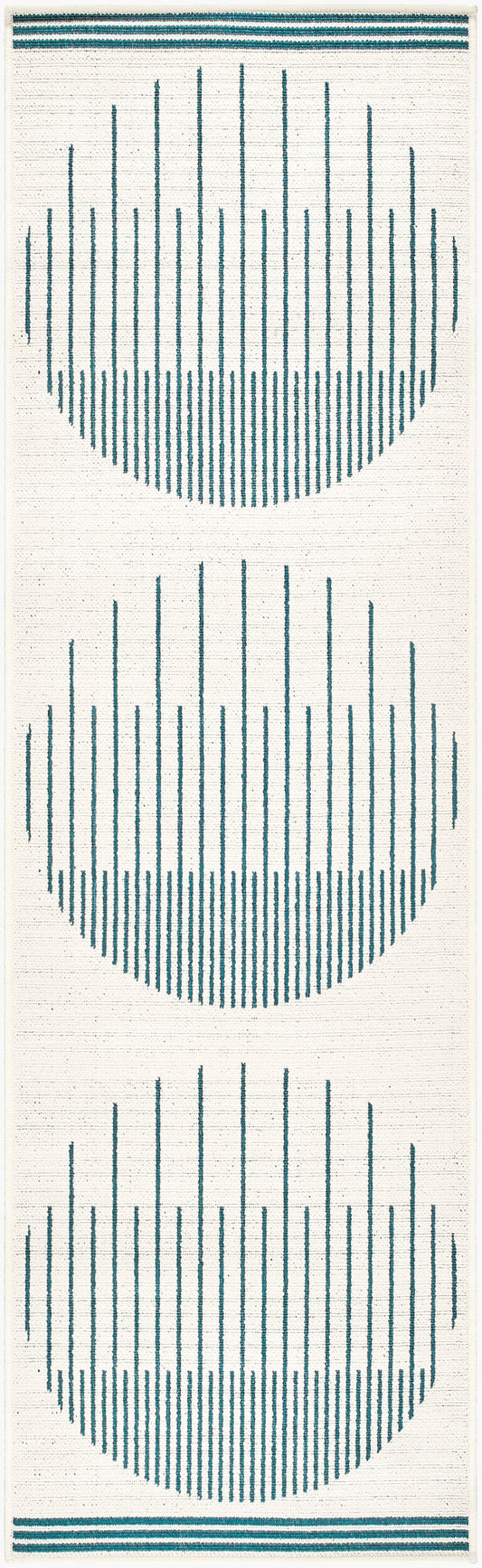 Alfresco ALF-9693 12ft Runner Machine Woven Indoor/Outdoor Runner Rug