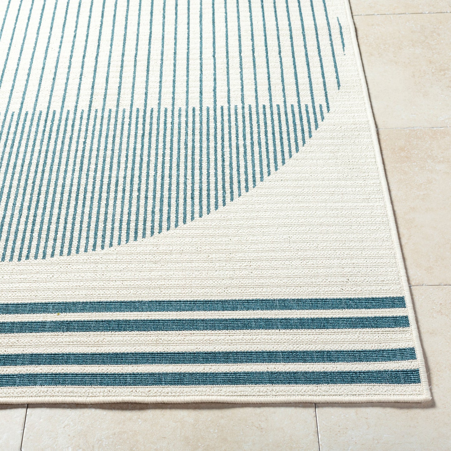 Alfresco ALF-9693 7ft Square Machine Woven Indoor/Outdoor Area Rug