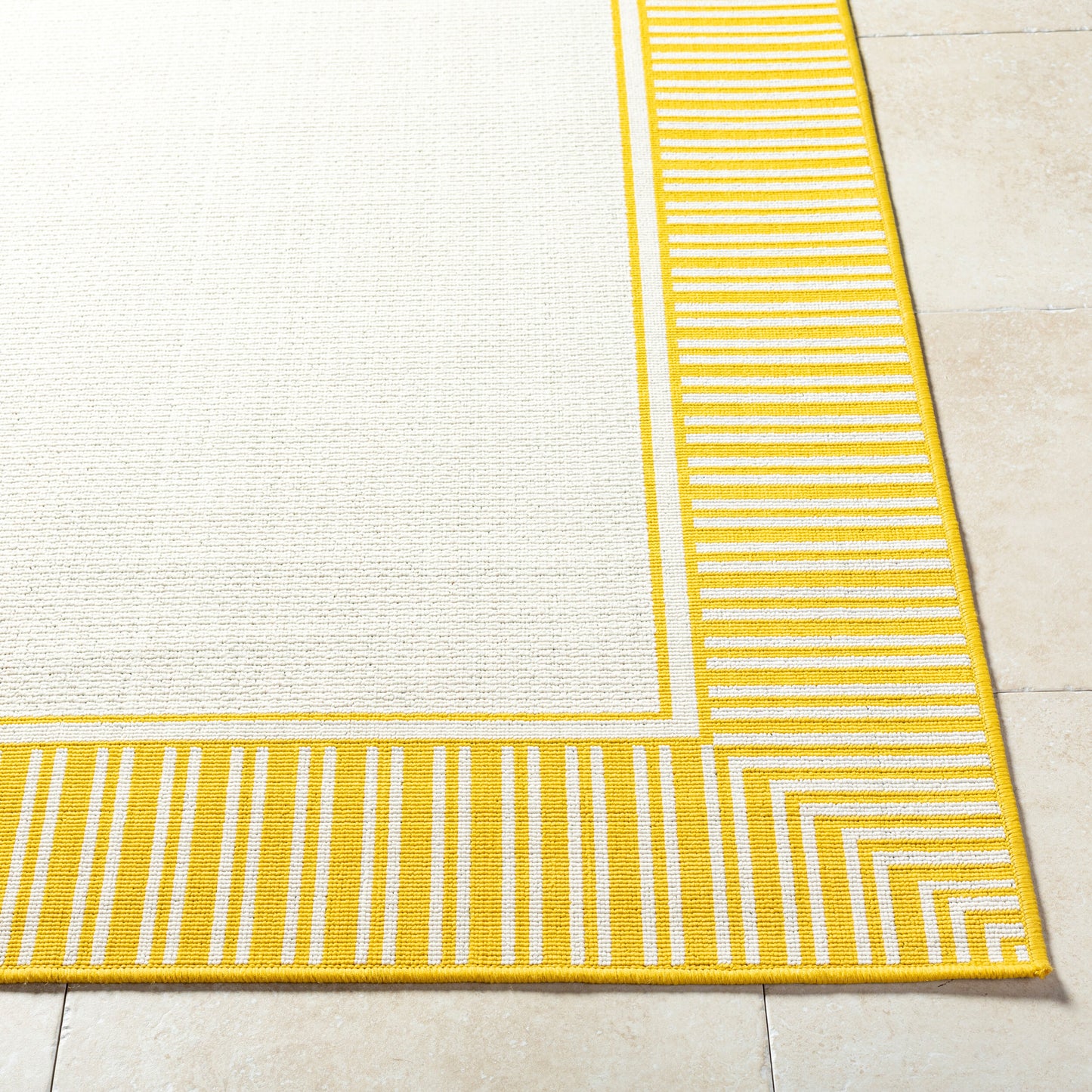 Alfresco ALF-9694 9ft Square Machine Woven Indoor/Outdoor Area Rug