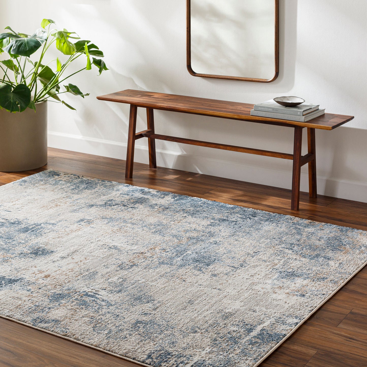 Alfombra tejida a máquina Allegro ALG-2312 de 1,52 m x 2,13 m