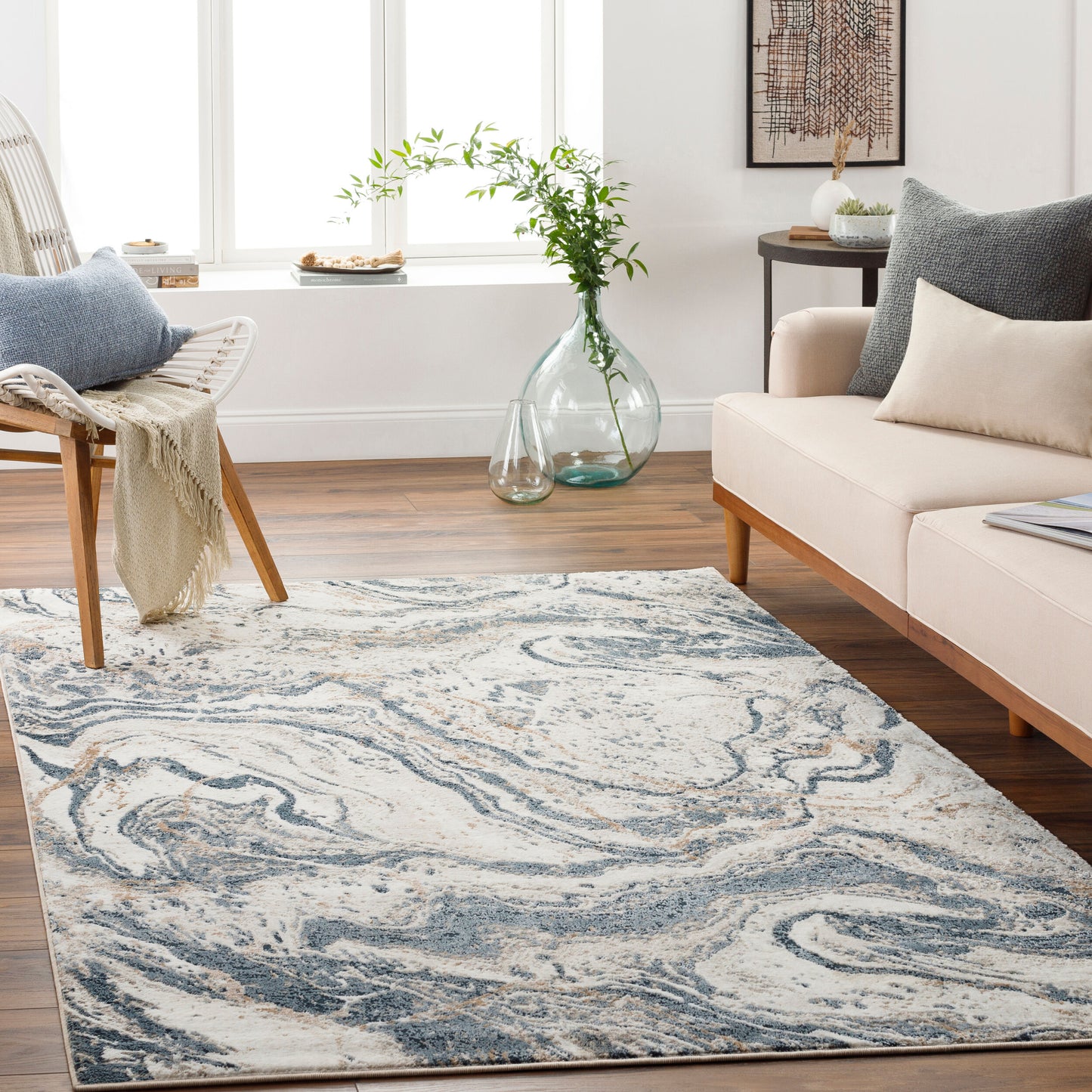 Allegro ALG-2334 5' x 7' Machine Woven Area Rug