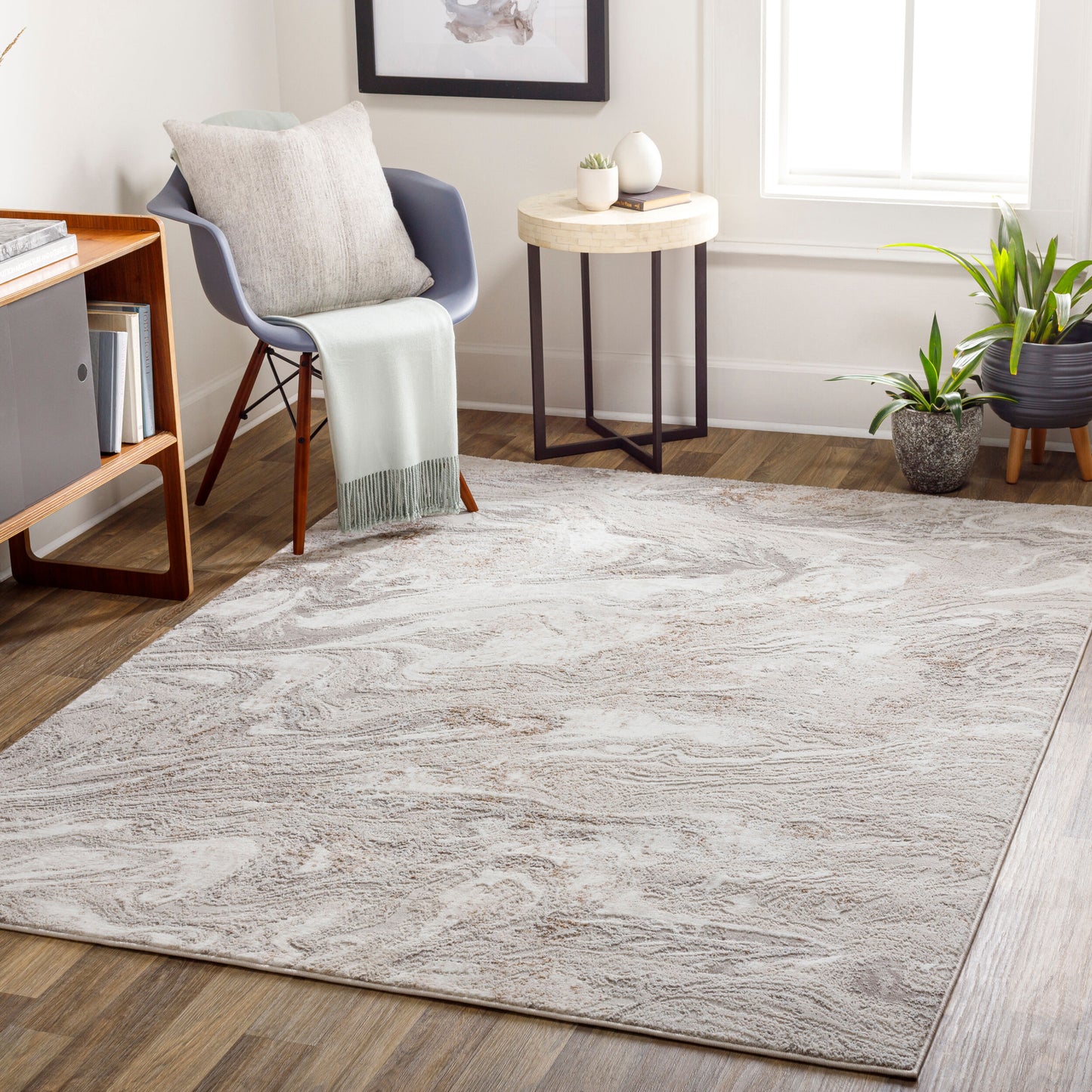 Allegro ALG-2342 5' x 7' Machine Woven Area Rug