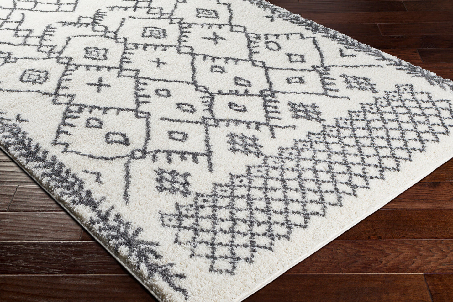 Alfombra tejida a máquina Aliyah Shag ALH-2314 de 1,52 m x 2,13 m