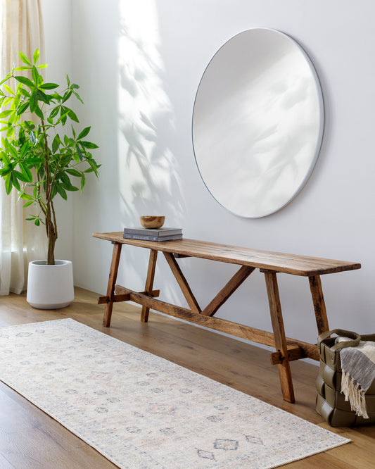 Alanya ALY-2302 7ft Runner Machine Woven Washable Runner Rug