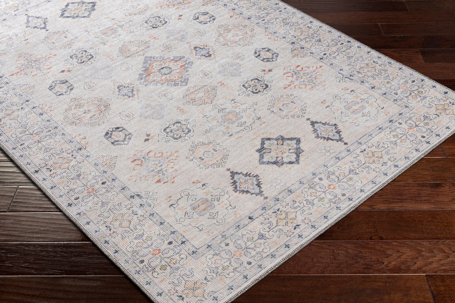 Alanya ALY-2302 8' x 10' Machine Woven Washable Area Rug