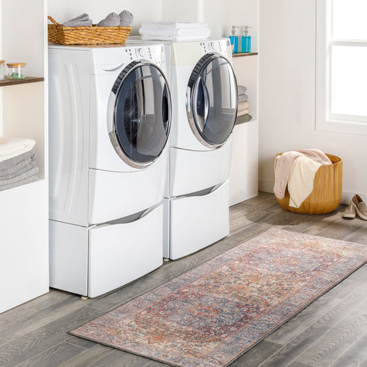 Alanya ALY-2304 7ft Runner Machine Woven Washable Runner Rug