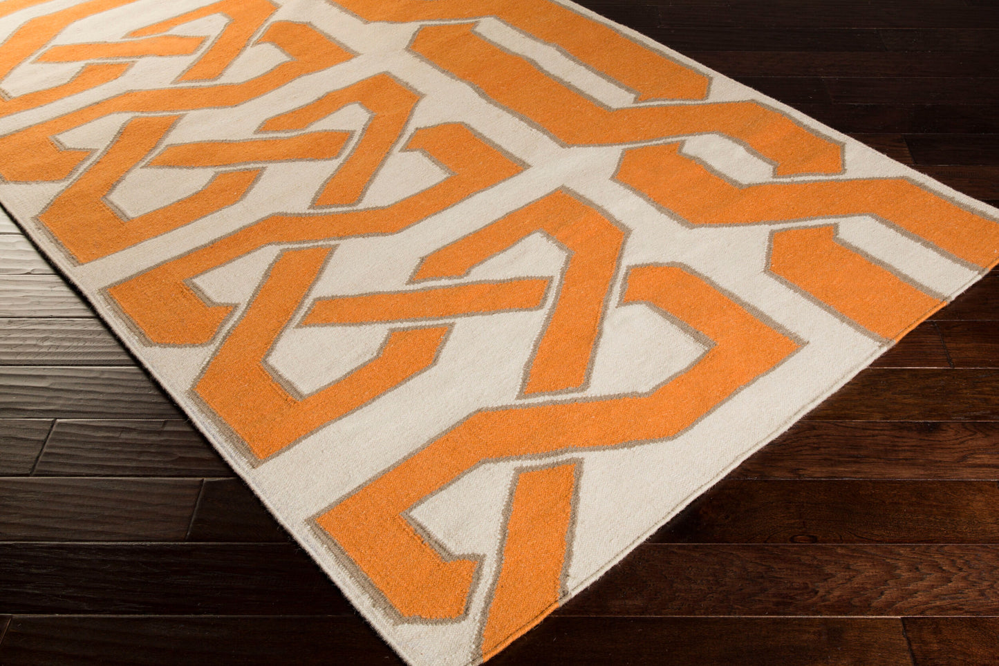 Alfombra decorativa de lana hecha a mano Alameda AMD-1031 de 2' x 3'