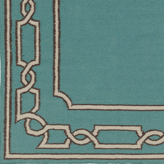 Alfombra decorativa de lana Alameda AMD-1057 de 3' x 5' hecha a mano