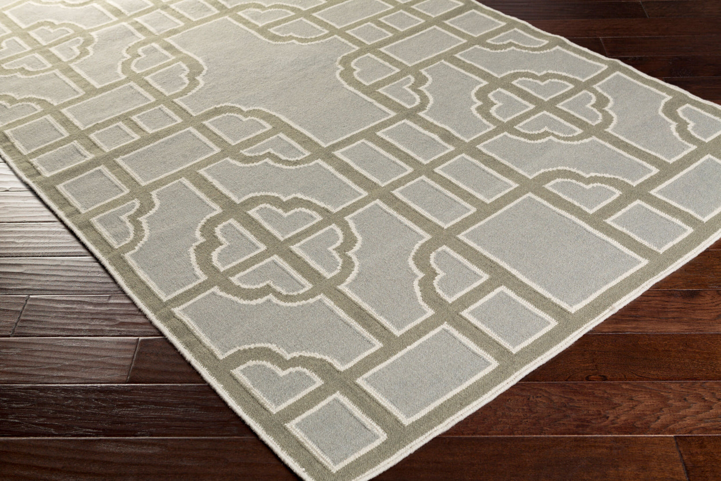Alfombra decorativa de lana hecha a mano Alameda AMD-1069 de 2' x 3'