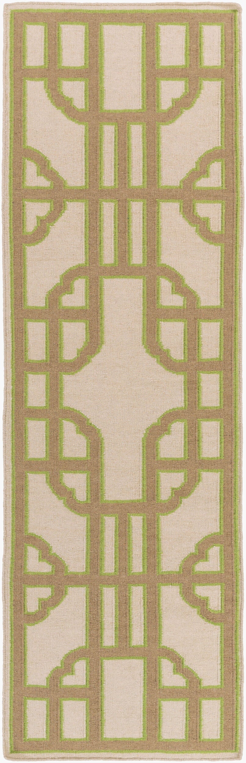 Alfombra de lana Alameda AMD-1079 de 2,4 m, hecha a mano