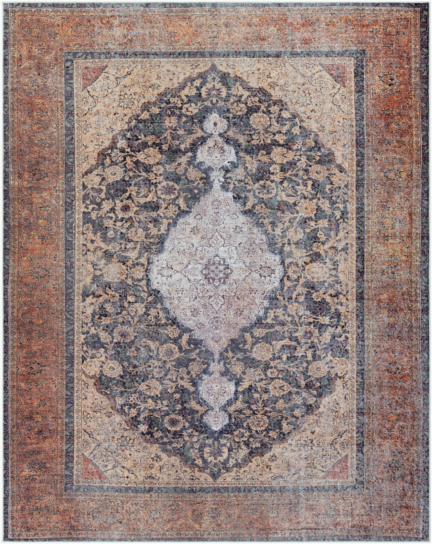 Amelie AML-2300 8' x 10' Machine Woven Washable Area Rug