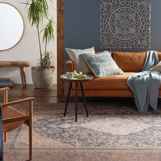 Alfombra decorativa lavable a máquina Amelie AML-2300 de 2' x 3'