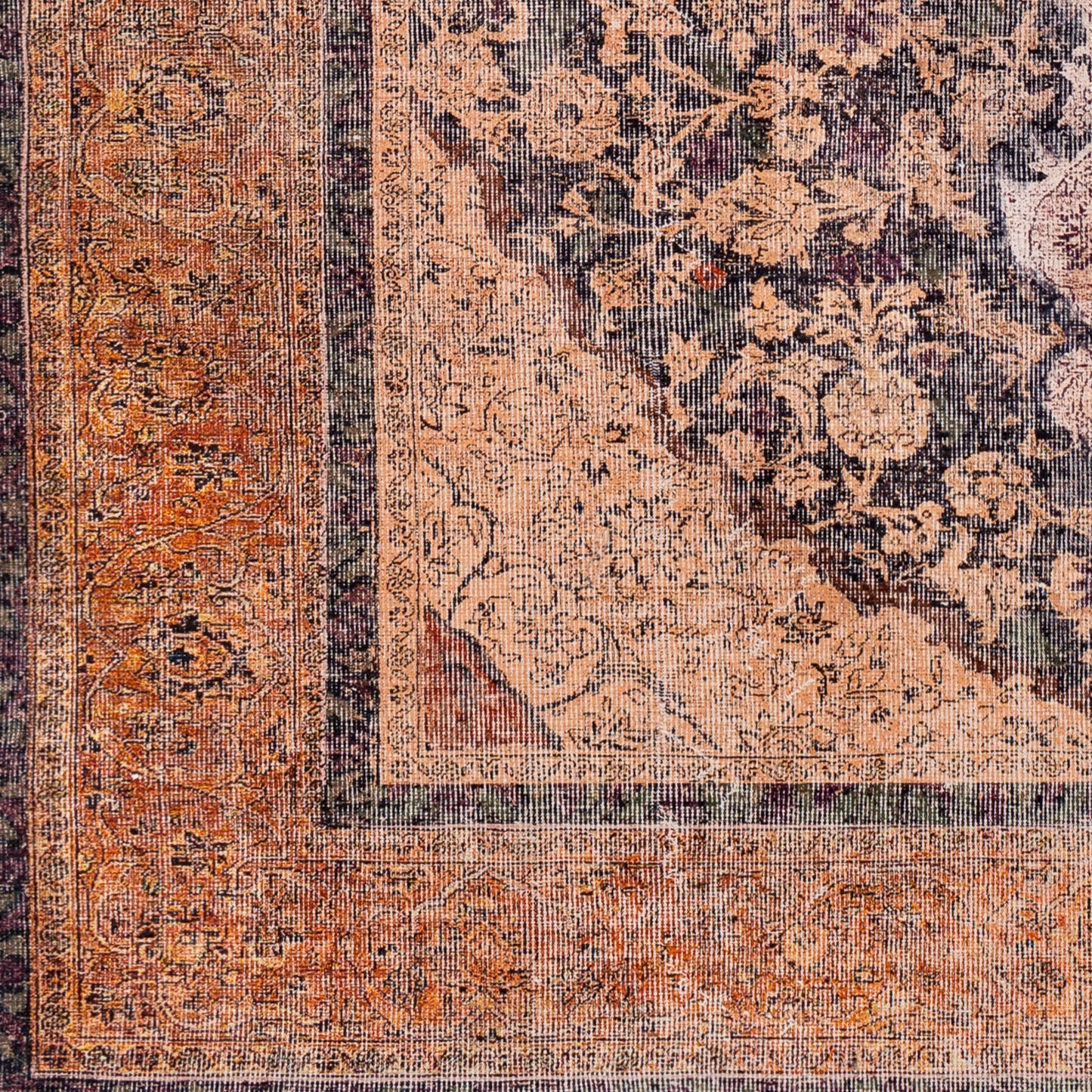 Amelie AML-2300 8ft Runner Machine Woven Washable Runner Rug