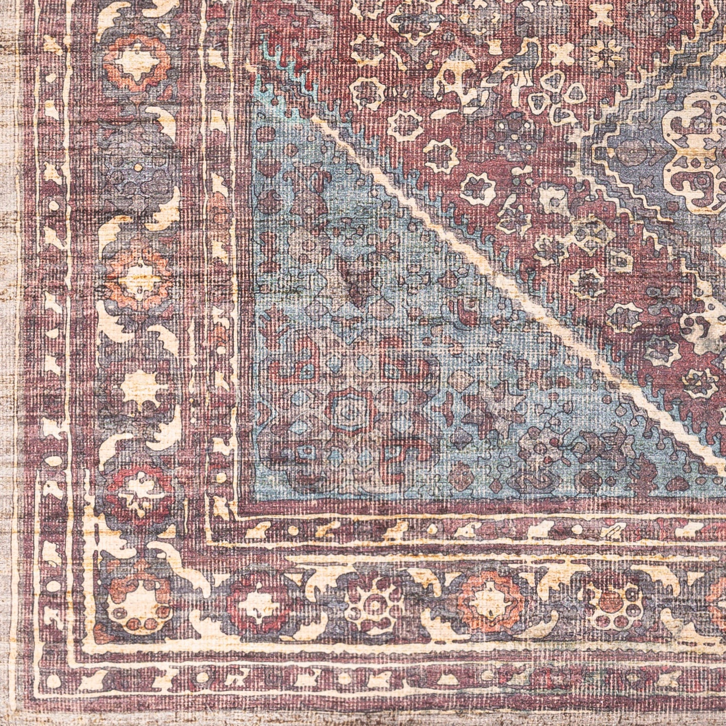 Amelie AML-2306 5' x 7' Machine Woven Washable Area Rug