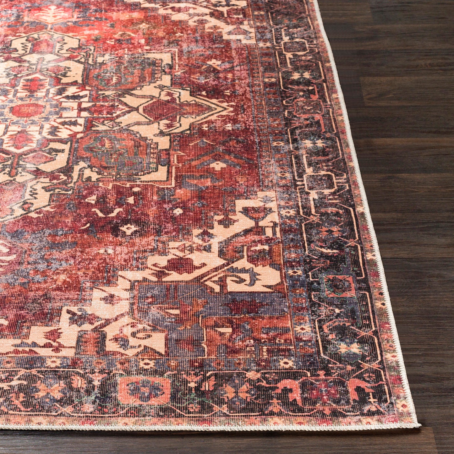 Amelie AML-2308 9' x 12' Machine Woven Washable Area Rug