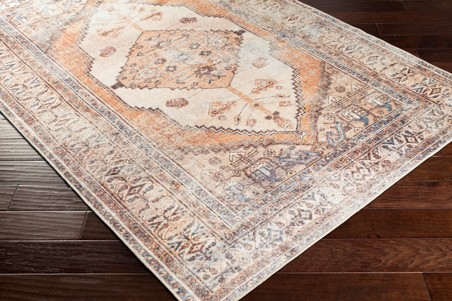 Amelie AML-2312 2' x 3' Machine Woven Washable Accent Rug