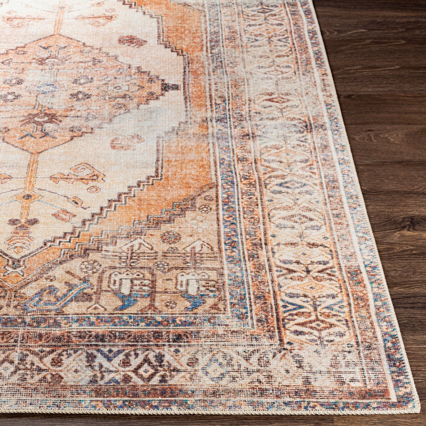 Amelie AML-2312 2' x 3' Machine Woven Washable Accent Rug