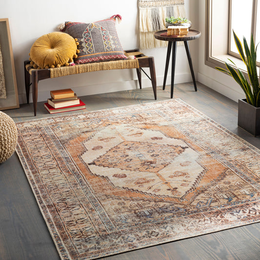 Amelie AML-2312 2' x 3' Machine Woven Washable Accent Rug