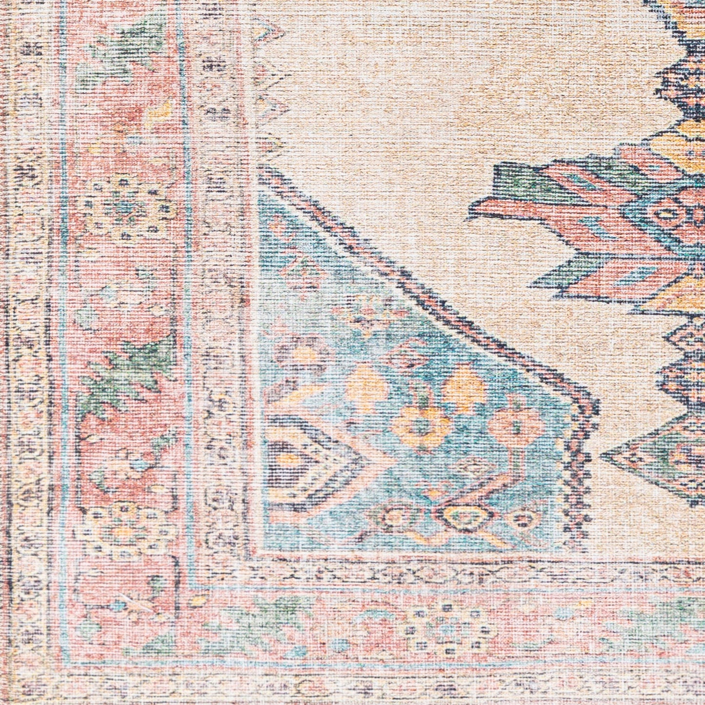 Amelie AML-2313 8ft Runner Machine Woven Washable Runner Rug