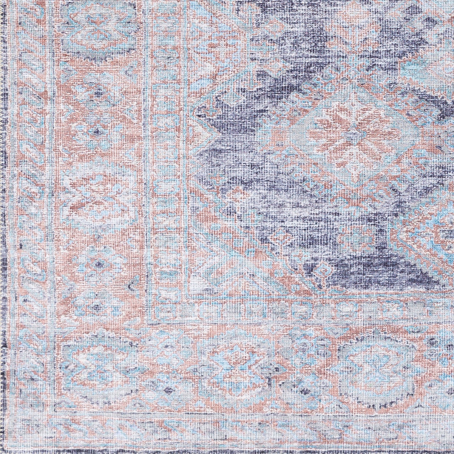 Amelie AML-2314 8ft Runner Machine Woven Washable Runner Rug