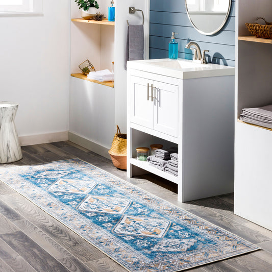 Alfombra de corredor lavable a máquina Amelie AML-2315 de 8 pies