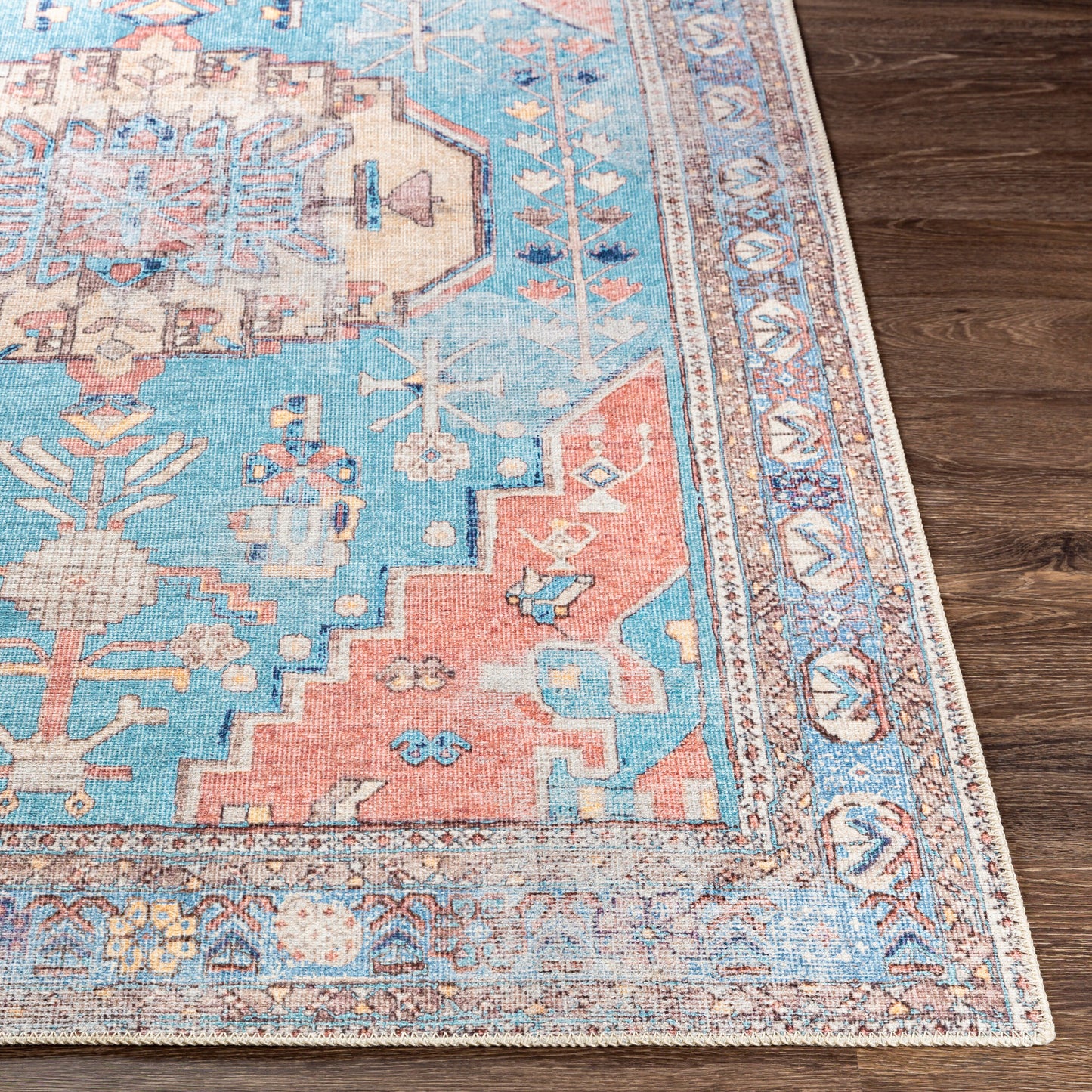 Amelie AML-2318 2' x 3' Machine Woven Washable Accent Rug