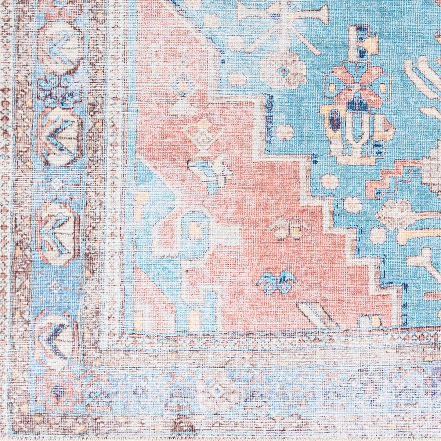 Amelie AML-2318 2' x 3' Machine Woven Washable Accent Rug
